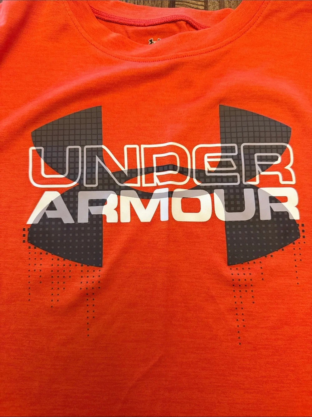 Under Armour Bright Orange Short-Sleeve Logo Tee